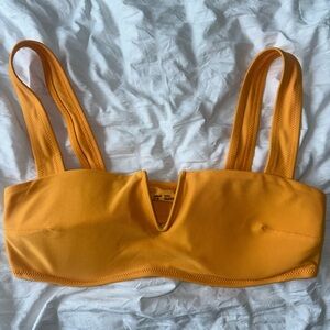 AERIE Women's Orange Bikini Top